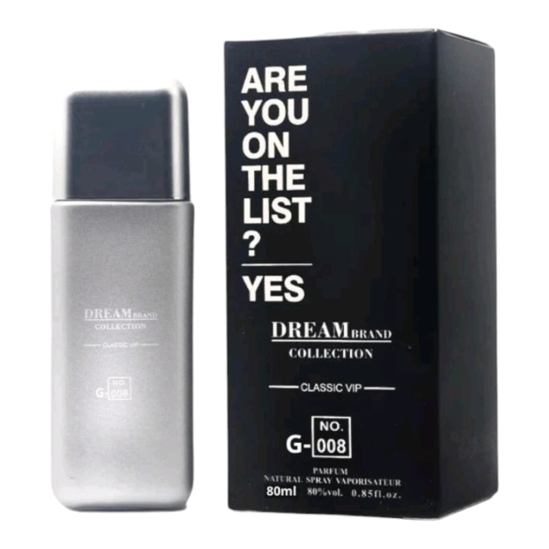 G - 008 Dream Brand Collection - 212 Men - 80ml - Masc.