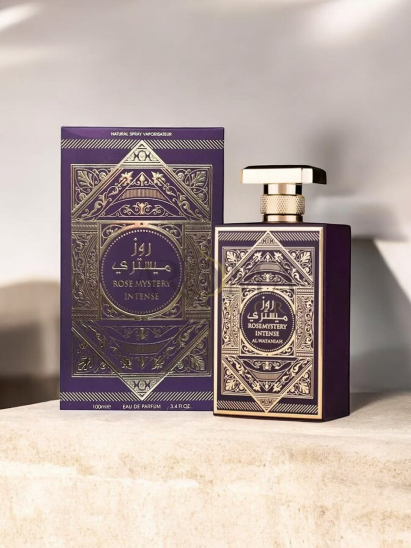 Perfume Árabe Rose Mystery Intense Al Wataniah – Unissex - 100ml