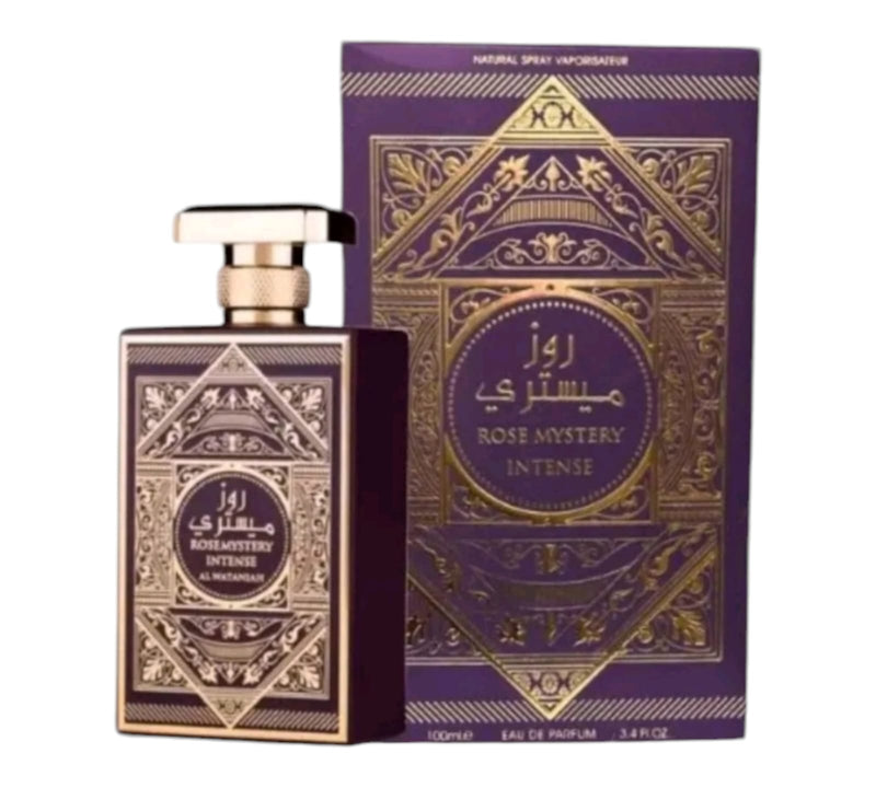 Perfume Árabe Rose Mystery Intense Al Wataniah – Unissex - 100ml