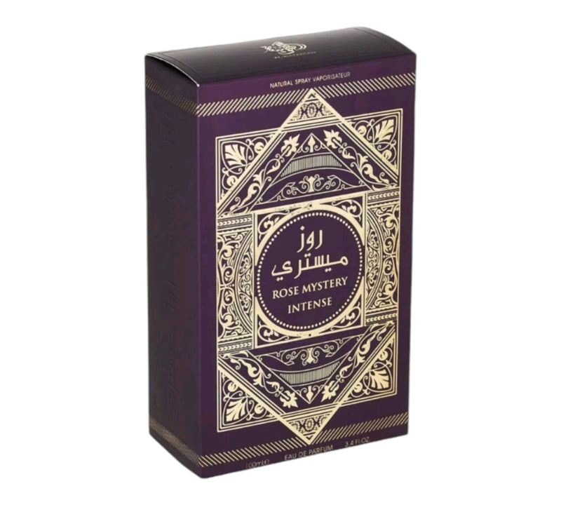 Perfume Árabe Rose Mystery Intense Al Wataniah – Unissex - 100ml