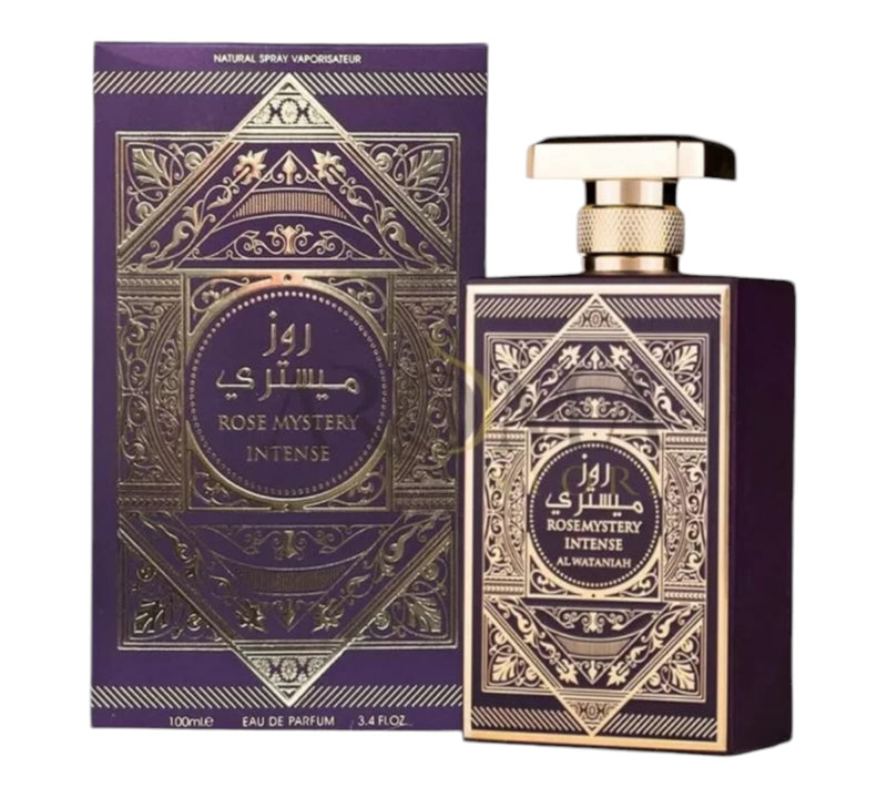 Perfume Árabe Rose Mystery Intense Al Wataniah – Unissex - 100ml